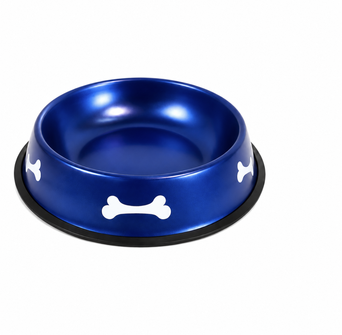 Plato de Aluminio Antideslizante para Perros y Gatos 30 cm