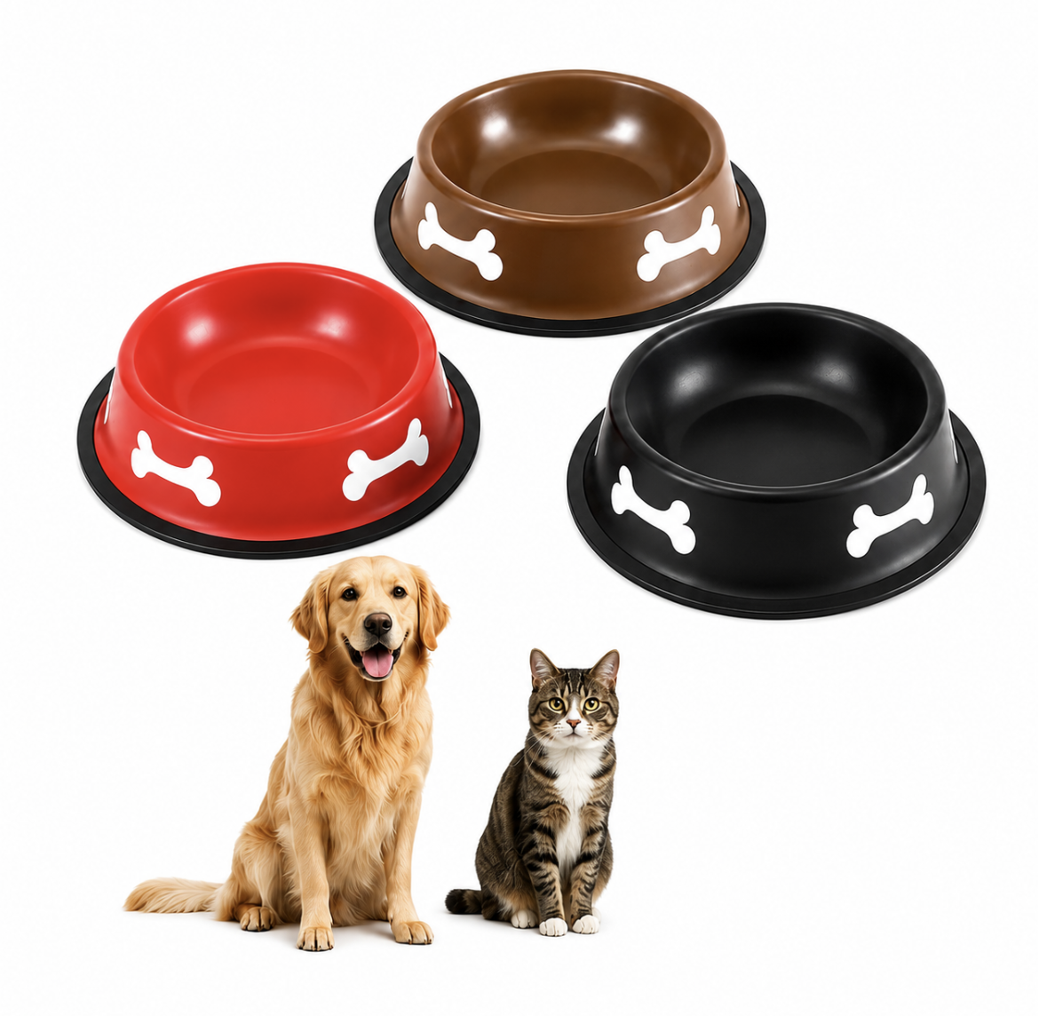 Plato para Mascotas Antideslizante 22 cm R&N