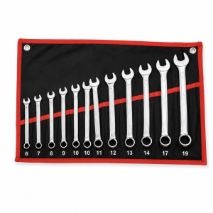 Set de Llaves Combinadas 11 Piezas Acero al Carbono Ale-Man 6-19 mm
