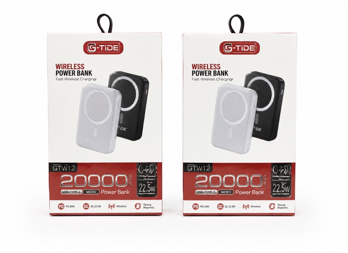 Cargador Inalámbrico Magnético para iPhone 20.000 mAh – G-TIDE